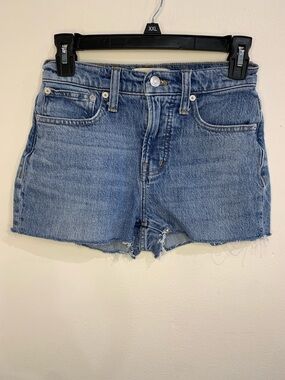 Madewell Cutoff Shorts -Medium Wash Jean Shorts Size 24 90s Y2K Casual